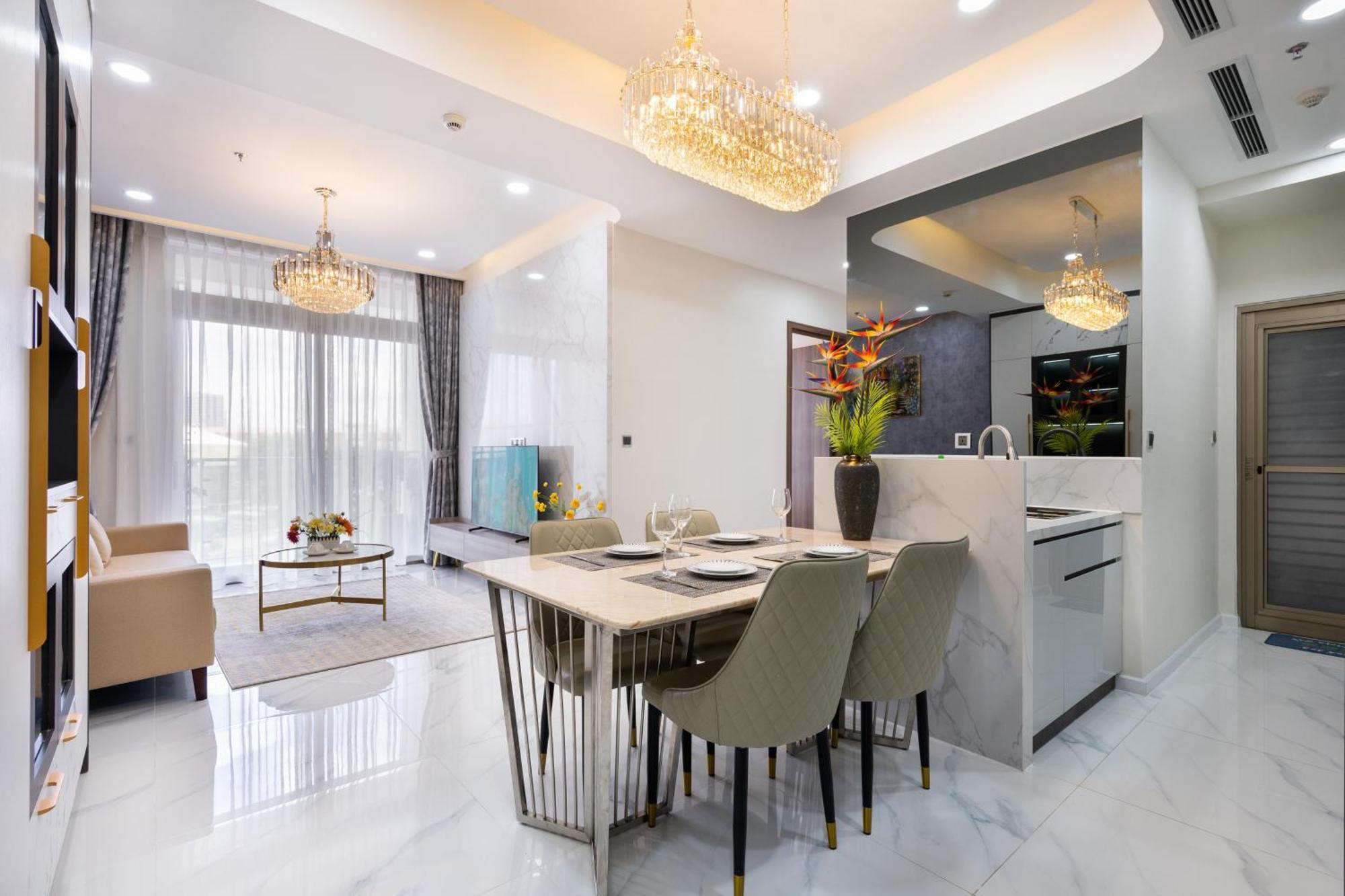 The Peak Midtown Twobedroom With Balcony Ho Či Minovo Město Exteriér fotografie