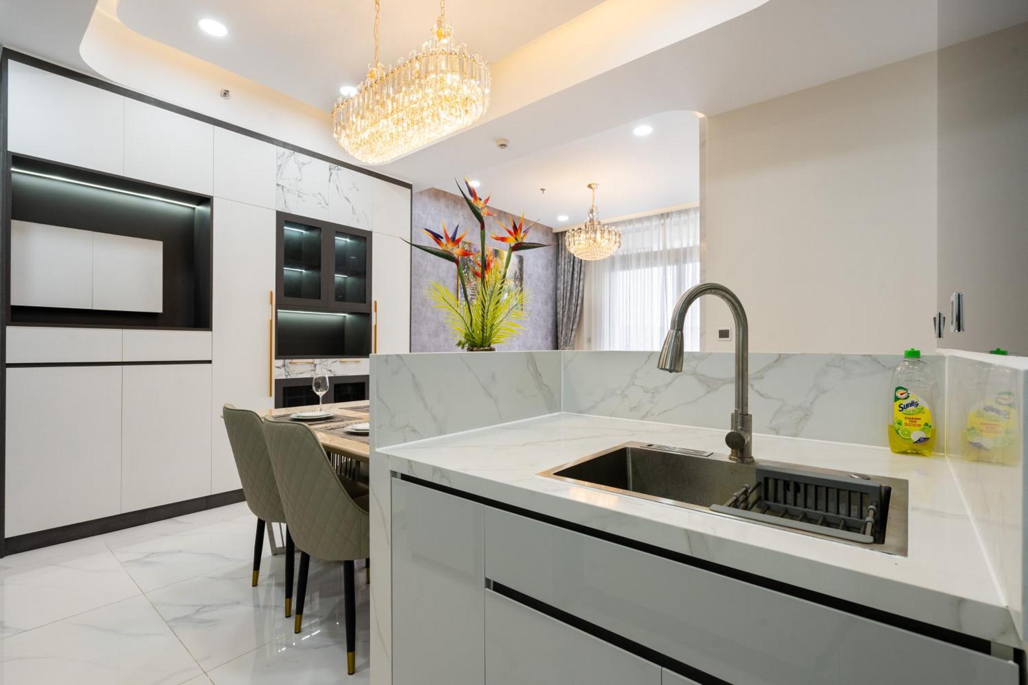The Peak Midtown Twobedroom With Balcony Ho Či Minovo Město Exteriér fotografie