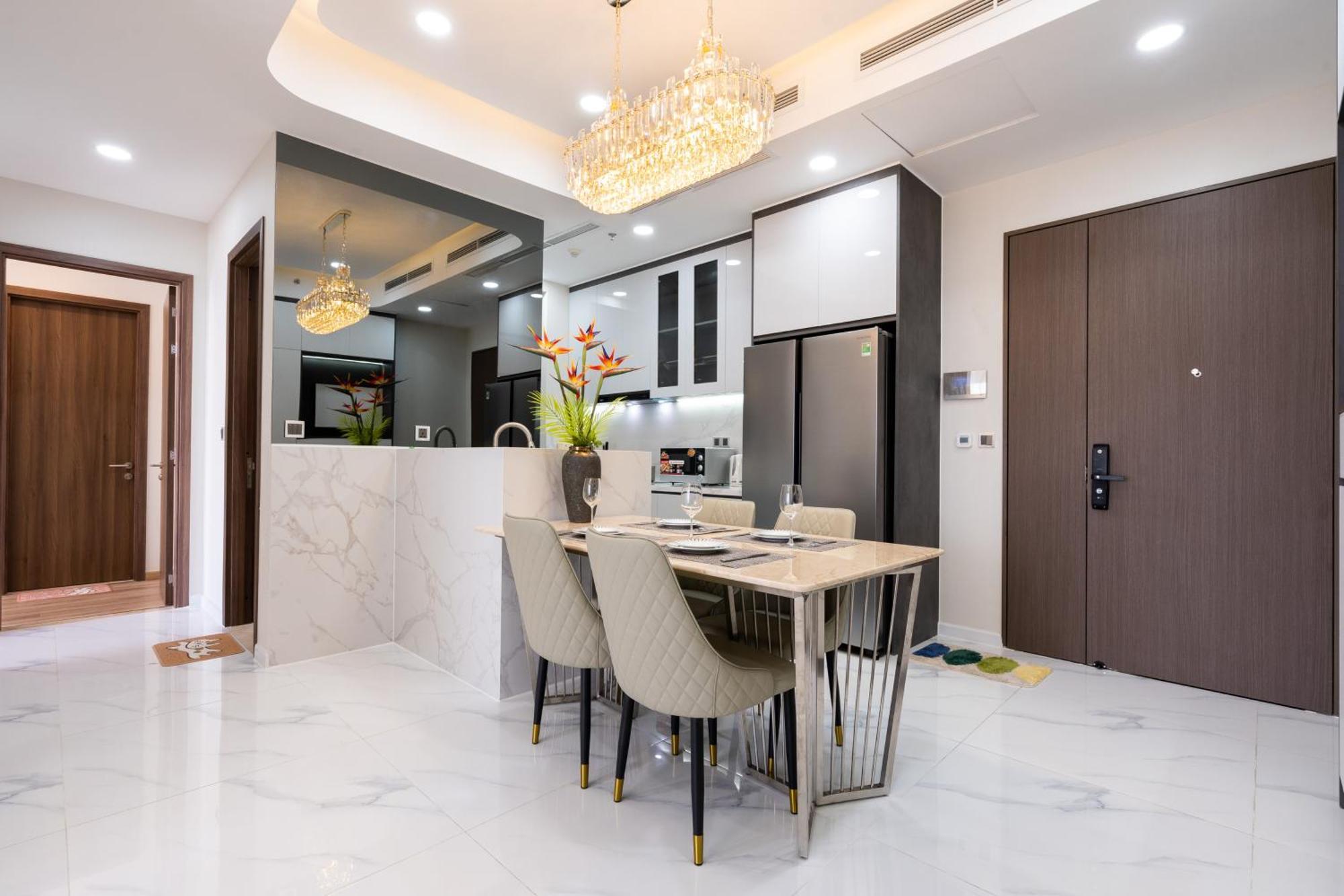 The Peak Midtown Twobedroom With Balcony Ho Či Minovo Město Exteriér fotografie