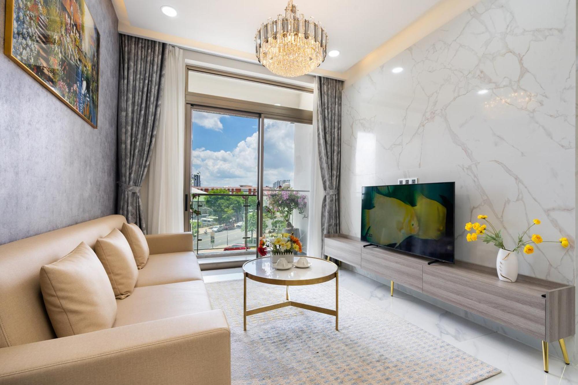 The Peak Midtown Twobedroom With Balcony Ho Či Minovo Město Exteriér fotografie