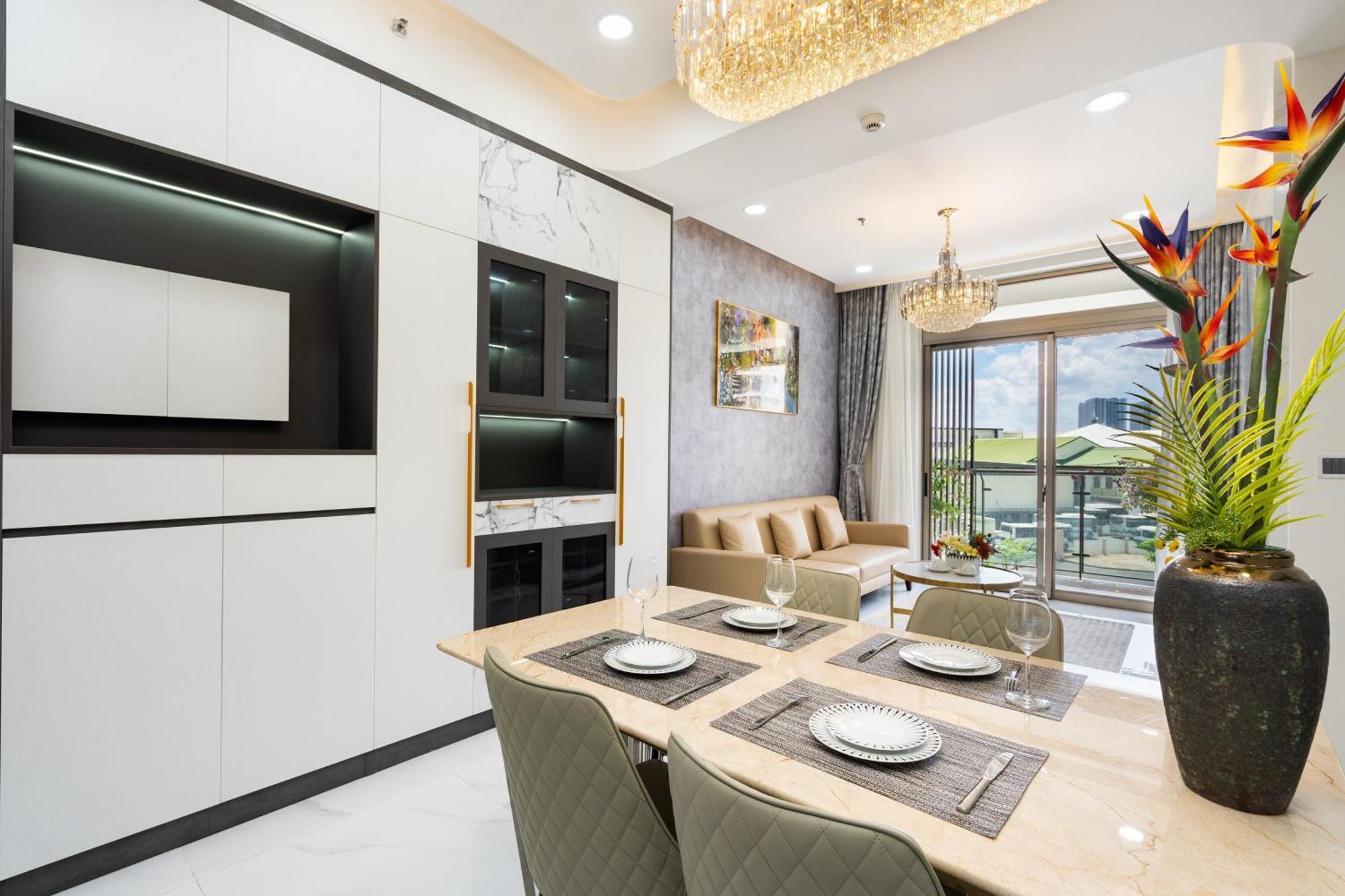 The Peak Midtown Twobedroom With Balcony Ho Či Minovo Město Exteriér fotografie