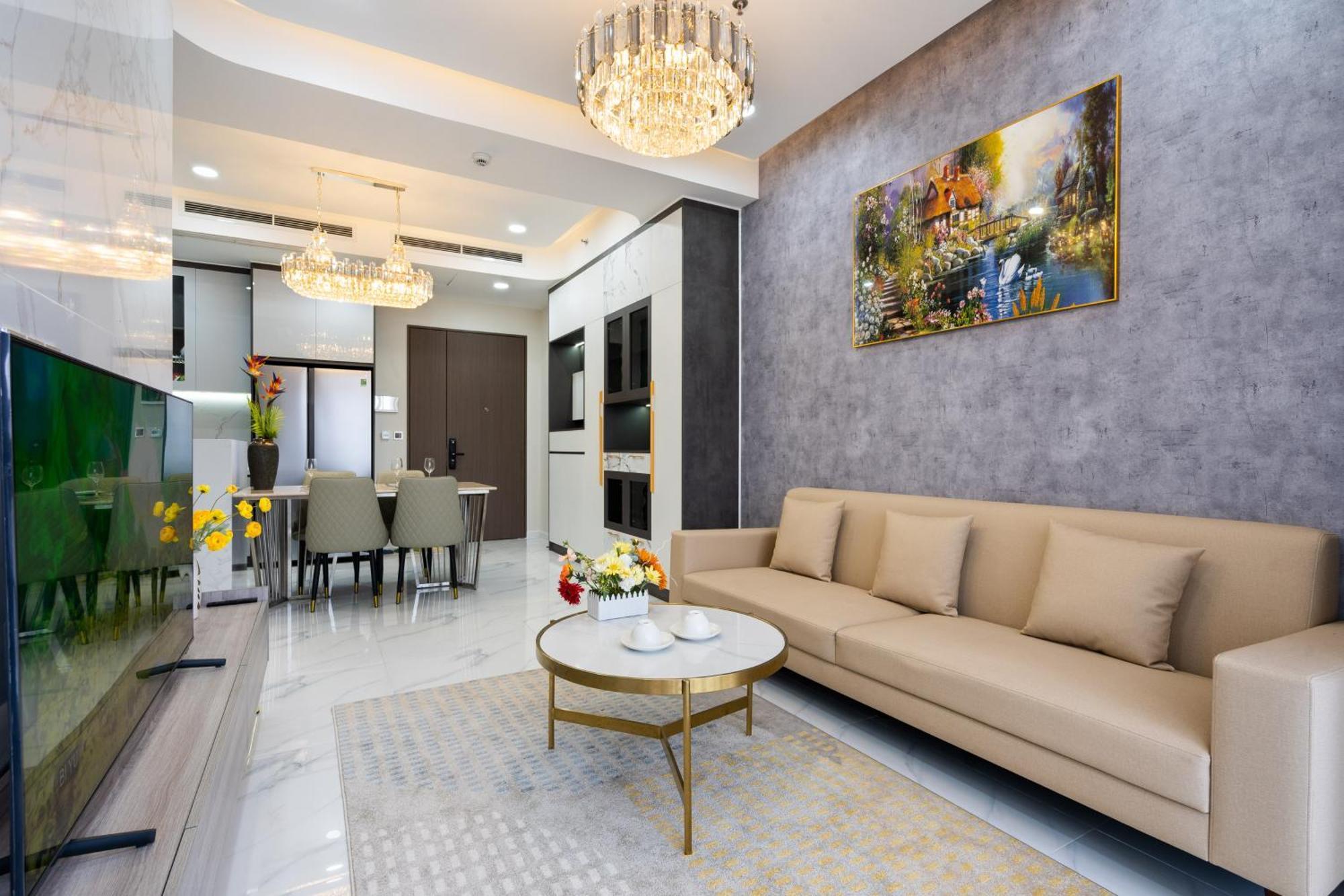 The Peak Midtown Twobedroom With Balcony Ho Či Minovo Město Exteriér fotografie