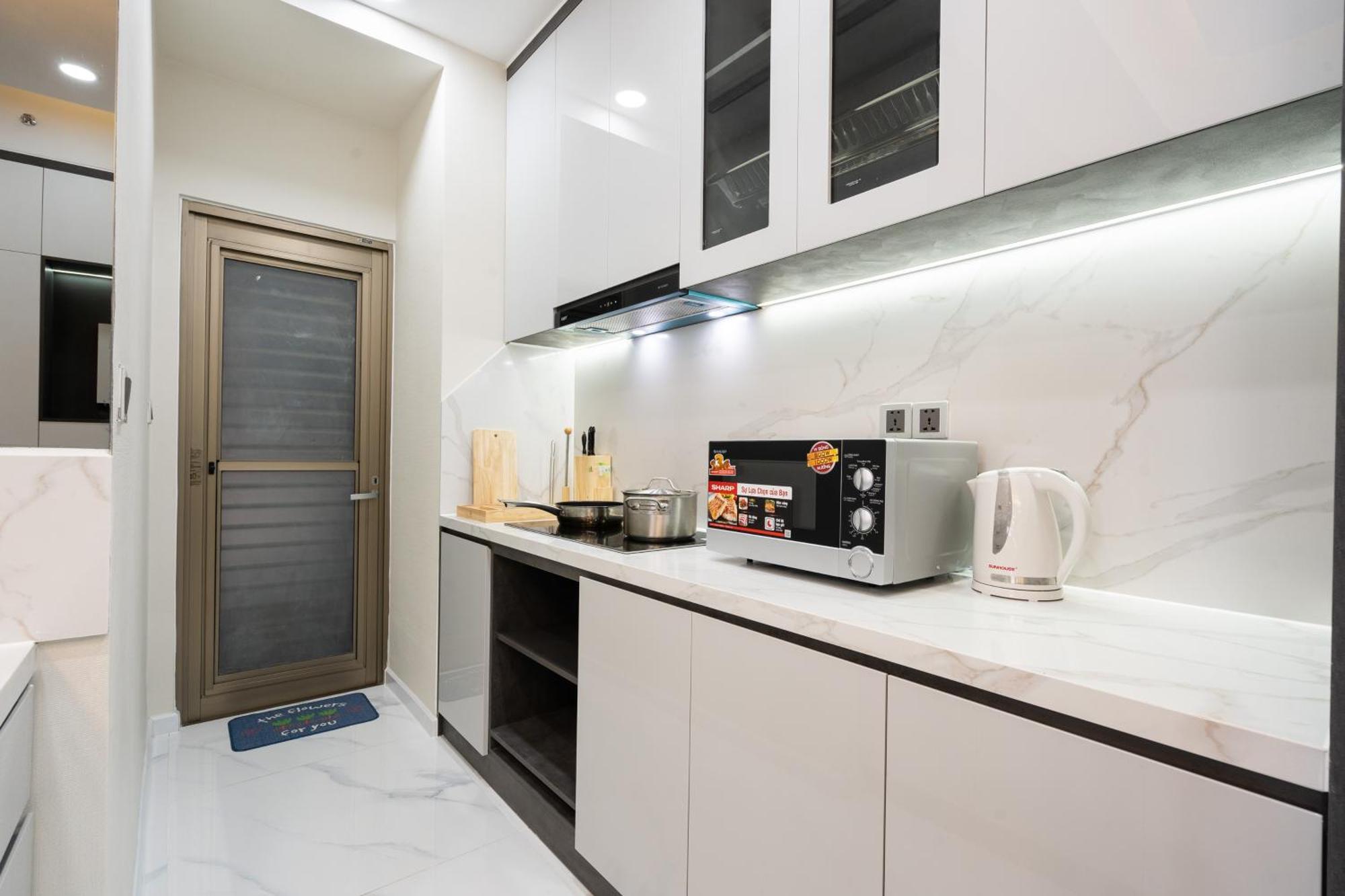The Peak Midtown Twobedroom With Balcony Ho Či Minovo Město Exteriér fotografie