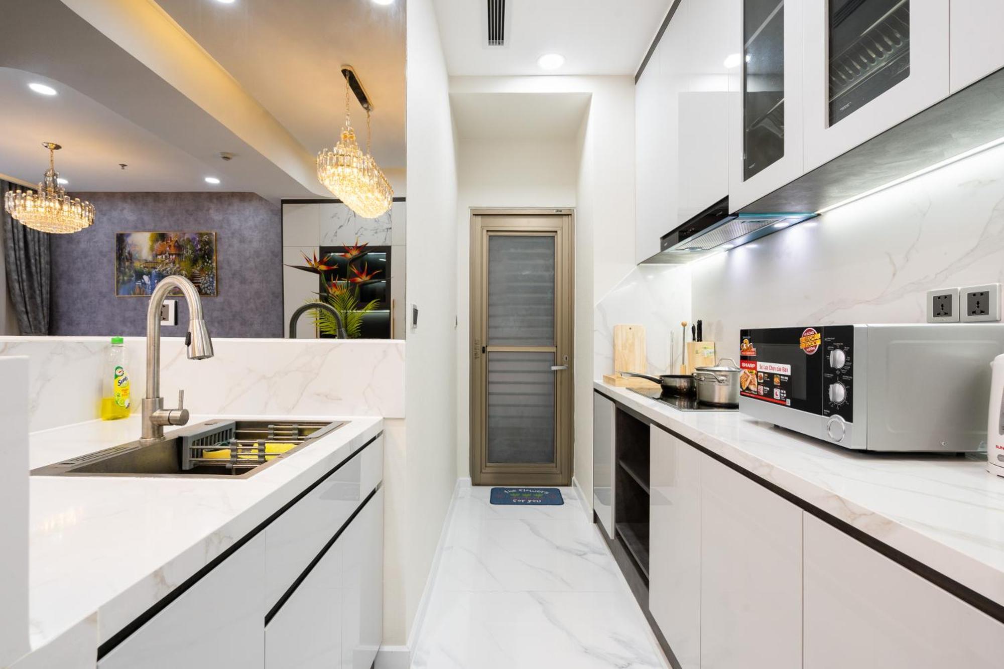 The Peak Midtown Twobedroom With Balcony Ho Či Minovo Město Exteriér fotografie